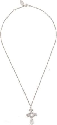 Vivienne Westwood Accessoires, Dames, Wit, ONE Size, Nylon, Olympia Hanger Ketting