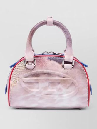 Diesel mini tote bag dome crossbody top handle