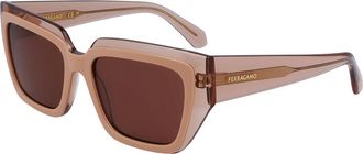 Ferragamo SF 2002S 265 Womens Sunglasses Pink Size 55