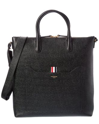 Thom Browne Leather Tote