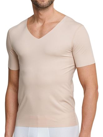 Schiesser Mens Shirt 1/2 Undershirt, Beige (Skin 407), L