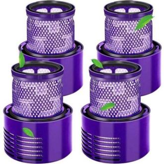 OEM Paquete De 4 Filtros De Repuesto Lavables Para Dyson V10 - Compatible Con Aspiradoras V10 Cyclone, V10 Absolute, V10 Animal, V10 Total Clean, V10 Moto