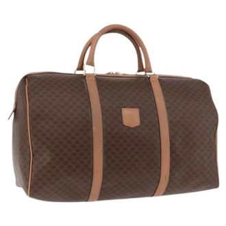 Celine Pre-owned Vintage Boston Bag - Dames - Vintage Weekendtas - Bruin - ONE Size - Leer - Vintage