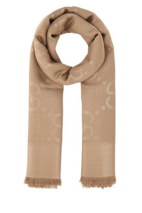 Gucci Gg Jacquard Frayed-edge Shawl