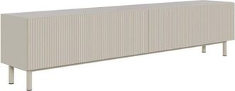 Selsey Selsey Veldio New - Mueble De Tv Con Frente Acanalado, Greige, 175 Cm