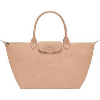 Longchamp Large Le Pliage One Shoulder Bag in Beige at Nordstrom