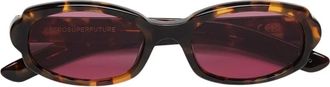 Retro Superfuture Esatto Zonnebril - unisex - Zonnebrillen - Bruin - 54 MM - Accessoires
