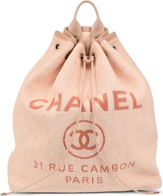 Chanel Zaino Deauville 2016 - Rosa
