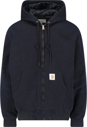 Carhartt Work in Progress Black OG Active Organic Cotton Hooded Jacket