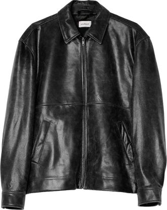 Soulland Murphy Jacket - Heren - Leren en Su&egrave;de Jassen - Zwart - S/M - Leer - Jassen
