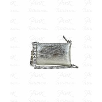 M*BRC Cross Body Bags, female, Yellow, Size: ONE SIZE Strass Pochette H288