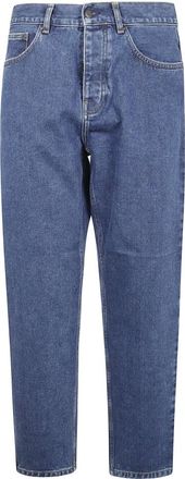 Carhartt Work in Progress Carhartt Wip, Straight Jeans, male, Blue, Size: W29 Stylish Newel Pants for Men