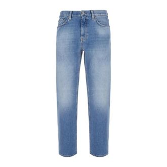 Ermenegildo Zegna Straight Jeans, male, Blue, Size: W36 Straight Jeans