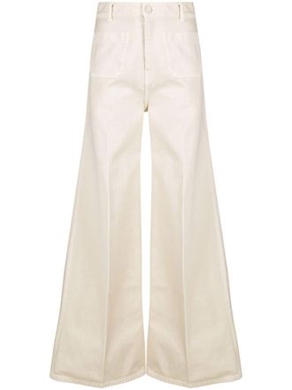 Joseph wide-leg denim jeans - Neutrals