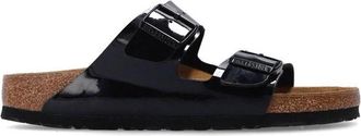 Birkenstock Sandalen Arizona Birko-Flor Patent - Dames - Sandalen - Zwart - 39 EU - Schoenen