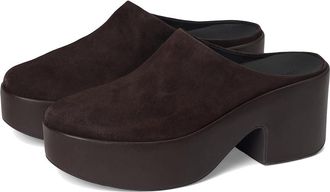 FitFlop Platfforms Suede Heeled Mules Womens Sandals Chocolate Brown : 10 M (B)