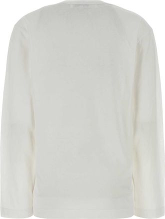 Comme Des Gar&ccedil;ons Comme Des Garcons Play Sleeve T-Shirt - White