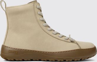 Camper Stivaletti Peu Serra in nabuk con lacci elasticizzati e zip laterale