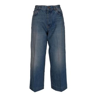 Don the Fuller Jeans, Dames, Blauw, W31, Denim, Stoccarda Wide Jeans