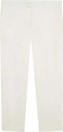 Brooks Brothers Heren, Broeken, Wit, Maat: W32 Linnen