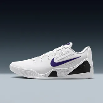 Nike Mens Kobe IX Elite Low EM Protro Basketball Shoes in White | IH1401-100