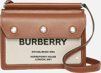 Burberry Womens Mini Title Shoulder Bag - Brown - Size: UNI