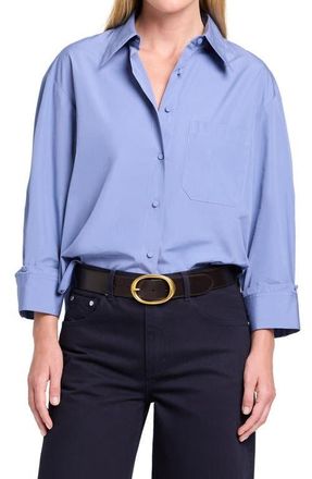 TWP JD Cotton Shirt in Country Blue at Nordstrom, Size X-Small