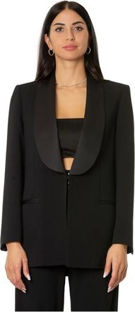 Simona Corsellini Giacca Smoking - - Jackets - Donna - Nero - L