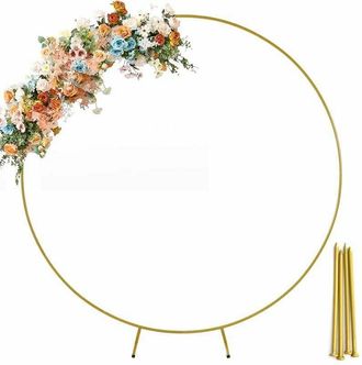 OEM Arco Decorativo Dorado Para Bodas, Di&aacute;metro 2m, Dise&ntilde;o Elegante