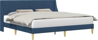 vidaXL Estructura De Cama Liso Con Cabecera Placa De Conexi&oacute;n Vidaxl