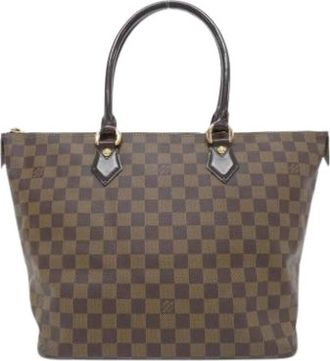 Louis Vuitton Pre-owned Tote Bags, female, Brown, Size: ONE SIZE Pre-owned Damier Ebene Tote Bag