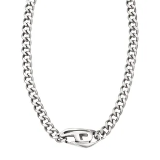 Diesel Mens Stainless Steel Chain Necklace
