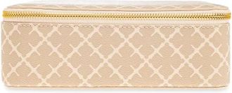 By Malene Birger Cosmeticatas Bea - Dames - Toilettassen - Beige - ONE Size - Leer - Tassen