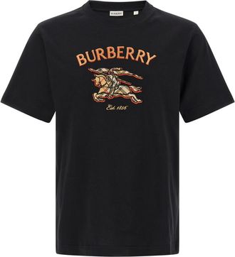 Burberry Black Crew Neck T-Shirt