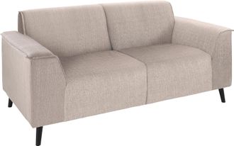 Domo Collection 2-Sitzer »Amora, inklusive komfortablem Federkern für mehr Sitzkomfort« Komfortsitzhöhe 47cm, elegante Armlehnen und hoher Fuss