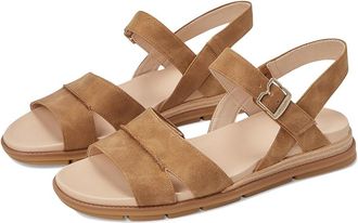 Dr. Scholls Timeless Fun Womens Wedge Shoes Honey Brown Smooth : 6.5 M, Faux Leather
