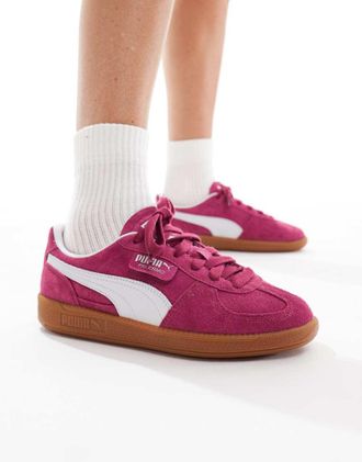 Puma Palermo - Sneakers rosa scuro-Viola
