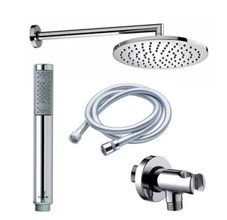 Bossini Bossini - Kit Con Brazo De 35 Cm En Lat&oacute;n Cromado Quadrowidrc1
