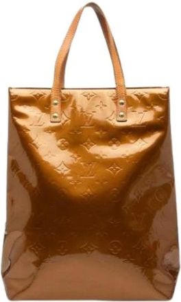 Louis Vuitton Pre-owned Tote Bags, female, Brown, Size: ONE SIZE Pre-owned Monogram Vernis Tote Bag