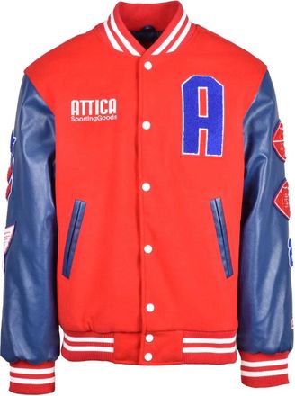 Attica Sporting Goods College Jacket - Blue/Red