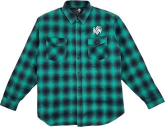 Warren Lotas Camicia a quadri - Verde