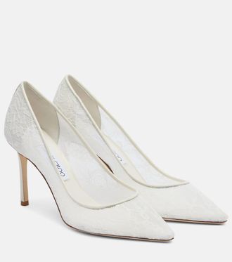 Jimmy Choo London Romy lace pumps