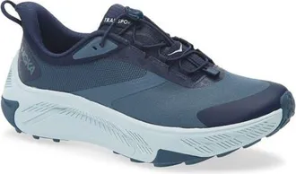 Hoka One One Transport 2 Gore-Tex Waterproof Sneaker in Faded Navy /Mineral Blue at Nordstrom, Size 11.5