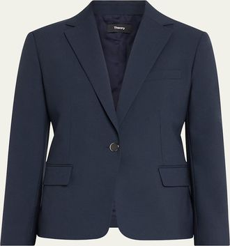 Theory Slim-Fit Single-Breasted Blazer
