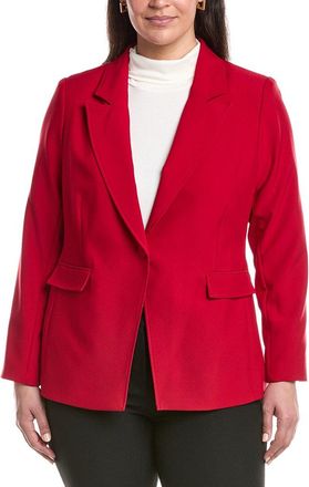 Tahari by ASL Plus Solid Blazer