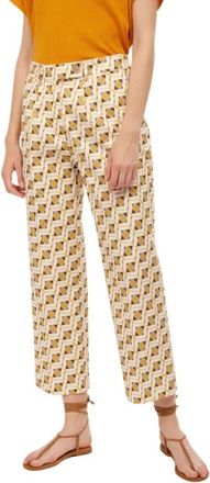 Skills & Genes Damesbroek Elegante Stijl - Dames - Vrijetijds broeken - Veelkleurig - XL - Katoen - Broeken