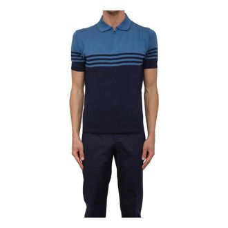 Corneliani Heren, Tops, Blauw, Maat: L Katoen