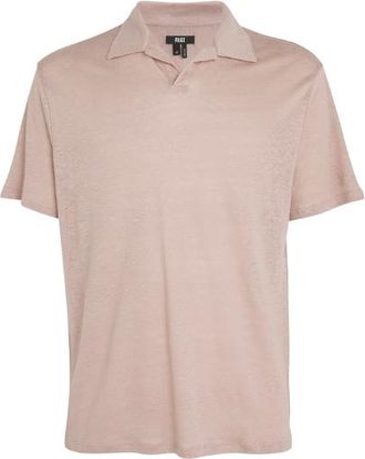 Paige Linen Shelton Polo Shirt Size XXL