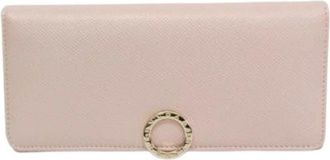 Bulgari Pre-owned Wallets, female, Pink, Size: ONE SIZE Pre-owned Vintage Wallet