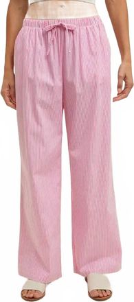 Wishlist Hadley Stripe Pant In Pink